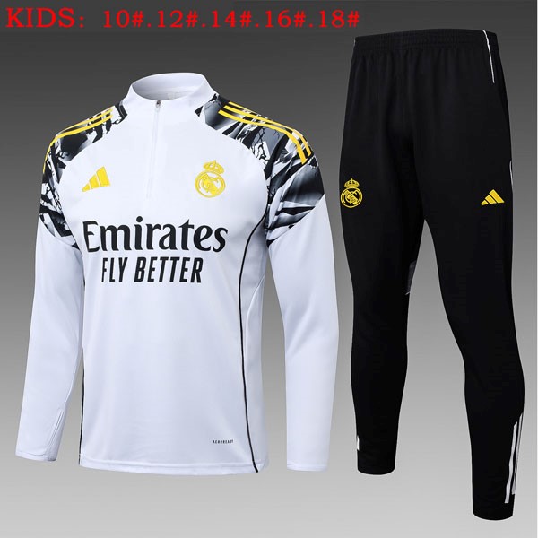 Ninos Sudadera De Training Real Madrid 2026/27 Blanco